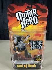 Guitar Hero McFarlane Video Game Action Figures God of Rock Boss Set NOC