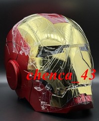 US Ship!!! Iron Man 1:1 MK5 Deformable Voice Control Wearable Helmet Boxed Gift