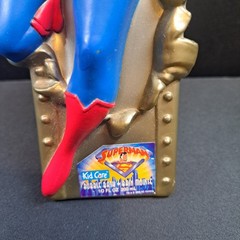 SUPERMAN Kid Care Bubble Bath Bottle 10oz (Empty) 1996 Animated Adventures