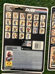 G.I. Joe File Cards Card Backs Snow Job Recondo Lot Of 5 Vintage 80s