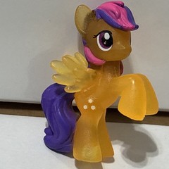 My Little Pony 5 pc Set Pegasus Transparent And Sparkle 2” Rainbow Dash + More