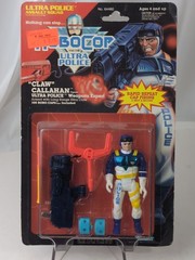 ROBOCOP Ultra Police – CLAW CALLAHAN Weapons Expert w/ Claw & Caps – 1989 Kenner