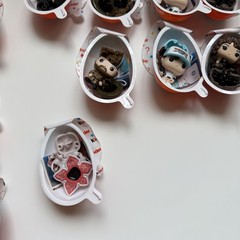 Kinder Joy Stranger Things Mini Funko Figures – Choose One or Full Set