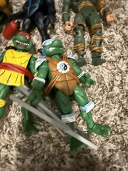 Neca TMNT lot If 7 Action Figures. Come With Some Of There Accessories See Pics