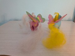 My Little Pony G1 PAIR- Summerwing Ponies 1988 Lady Flutter Buzzer-SHIPS FREE