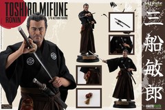 Infinite Statue X Kaustic Plastik TOSHIRO MIFUNE RONIN 12in Action Figure Doll