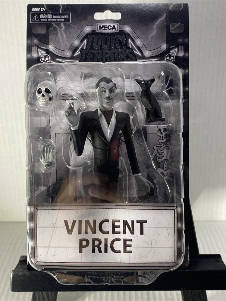 NECA Toony Terrors (Silver Screen) Vincent Price 6” Figure – New And Sealed!