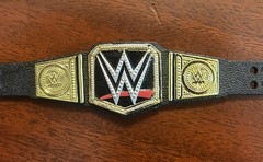 Mattel WWE Elite World Heavyweight Championship Title Figure Belt Shiny Gold