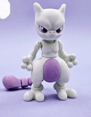 Articulated Fantasy Creature Toy | Pocket Monster Inspired | 3D Printed Figure