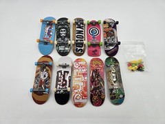 Tech Deck Skateboard Lot Of (10) Mixed Variety Fingerboards Pre-owned
