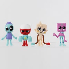 8pcs/Set Anime Dandy’s World Action Figure Toy Cartoon Dandy World Horror Game