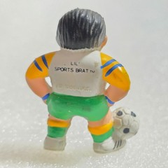 Lil’ Sports Brat Futbol Soccer Player Brazilian flag PVC Figure Vintage 1988 2″