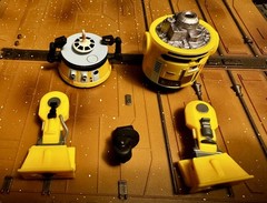 Star Wars Droid Factory C1-10P “Chopper” in Mining Facility Disguise. Loose