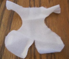 1980s VINTAGE My Little Pony Wear BABY WHITE MOONDANCER APPLEJACK DIAPER