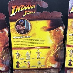 Indiana Jones Raiders of the Lost Ark 3 3/4″ Action Figures Lot of 6 New Sealed
