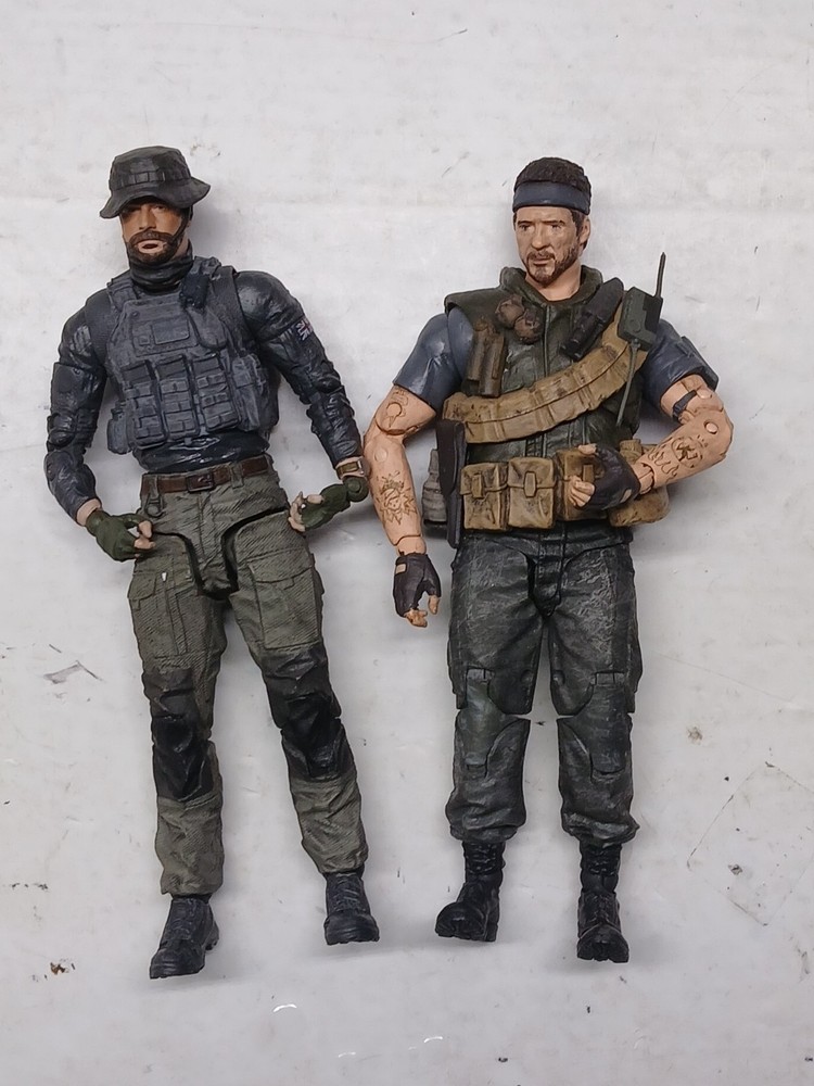 Call of Duty Modern Warfare Captain John Price 6.5 Inches & Frank Woods: 2 Total