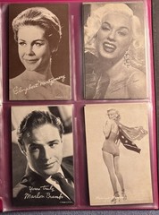 24 Vintage 1950-60s Movie and TV Star Exhibit Cards – John Wayne, Lone Ranger