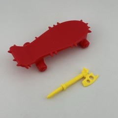 Vintage 1990s Battle Trolls Thrasher Hasbro Accessories Battle Axe Skateboard