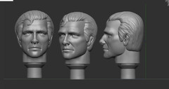 CUSTOM MEGO JOR-EL SUPERMAN 1 MARLON BRANDO RESIN HEAD for 8″ FIGURE