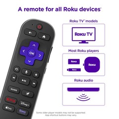 Roku Voice Remote Pro Wireless Remote Control with Rechargeable Battery