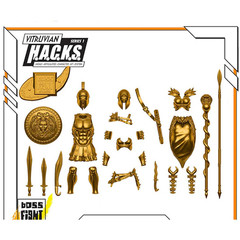 1:18 Scale Greek & Roman Mythology Glorious Gold Accessory Set A (Customizer Kit