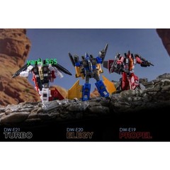 Dr.Wu DW-E21 DW-E20 DW-E19 TURBO ELEGY PROPEL Mini Transform Toys Action Figure