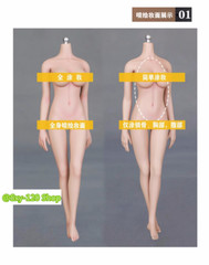 LDDOLL 29L 1/6 Light Pink Female Seamless Silicone Body Doll Fit OB Head Toys