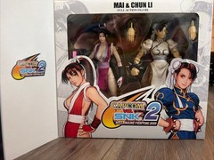 MAI & CHUN LI – CAPCOM VS. SNK 2 – Full Action Figures ‘05 Comicon BNIB -Rare