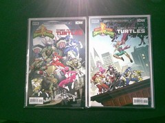 JASON DAVID FRANK SIGNED COMICS & Power Rangers X TMNT Figures Full Set Bundle