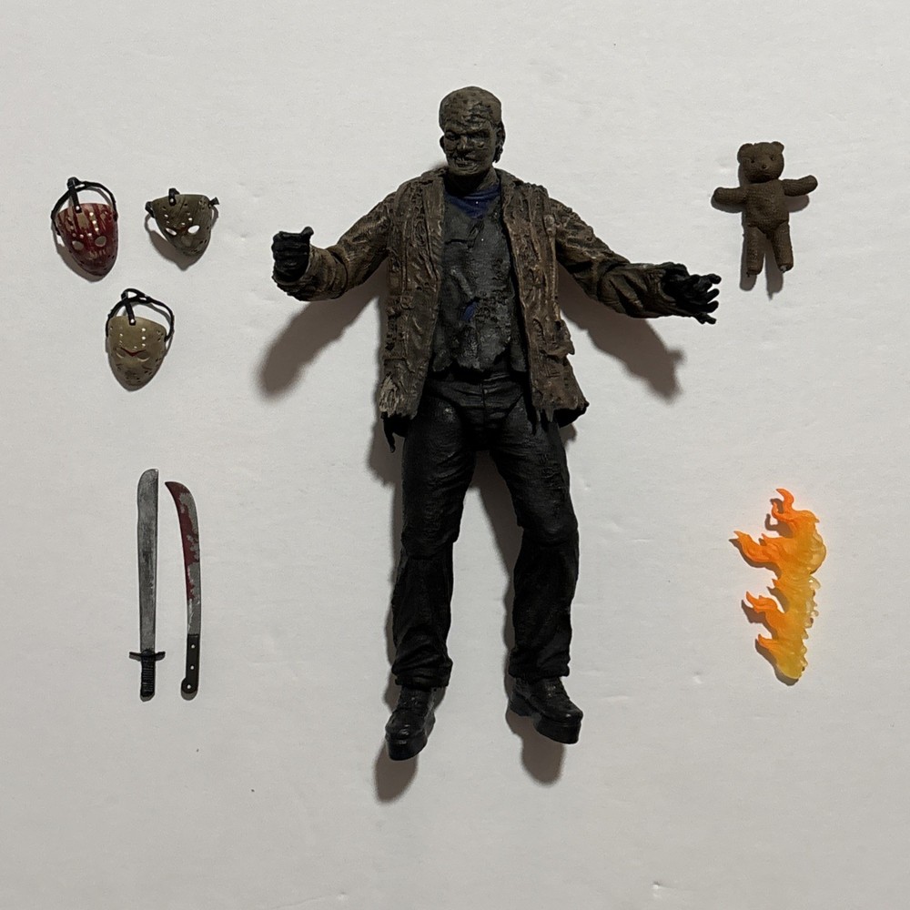 NECA Freddy vs Jason Ultimate Jason 7″ inch Action Figure Complete Loose Figure