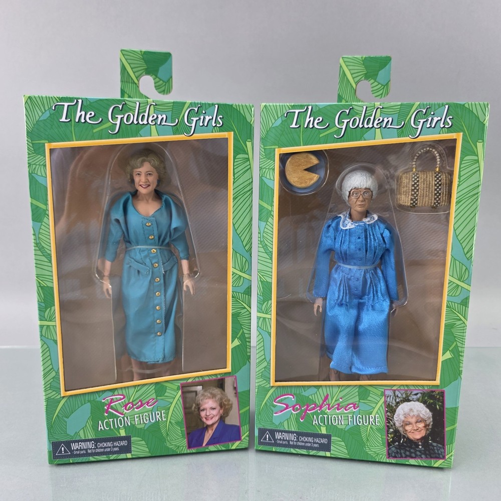 NECA The Golden Girls Sophia & Rose Action Figure Set Sitcom TV Reel Toys NEW