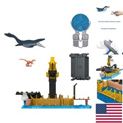 Interactive Mosasaurus Mayhem Playset – Fun for Ages 4 and Up, Jurassic World
