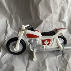 Disney Pixar Toy Story 4 Duke Caboom with Motorcycle Pull ‘N Go Figure Works
