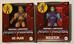 MOTU Mighty Masters Of The Universe He-man & Skeletor W/ Retail Box New SEALED