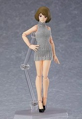Max Factory figma Styles female body Chiaki with Backless Sweater Action Figure