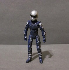 Custom GI Joe figure and package of “THE WRAITH” charlie sheen 1986 new style