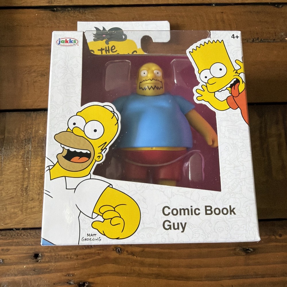 The Simpsons COMIC BOOK GUY Jakks Pacific Action Figure 2.5” WAVE 3 New