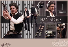 Hot Toys MMS261 Han Solo Star Wars A New Hope 1/6 Harrison Ford (READ)