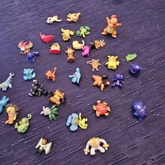 Small Figures, Lot of 30, Most About 1-Inch In Length, Mostly Pokémon, See Pics