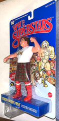 WWE SUPERSTARS LJN 2026 “ROWDY” RODDY PIPER BLUE CARD 8 IN. FIGURE NEW! W/POSTER