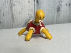 Pokemon Shuckle Figure Jazwares Nintendo Red Yellow Turtle Vinyl Figurine 2.25″