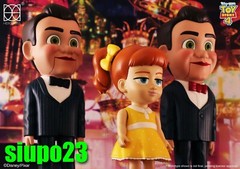 Herocross ~ HVS #028 Toy Story Gabby Gabby & Benson Red & Black Bow Tie 3pcs