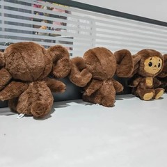 Cheburashka Doll Russian Cartoon Plush Toy Stuffed Чебурашка Мягкая Игрушка