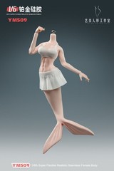YM YM509 1/6 Female Mermaid Body Soldier Action Figure 12in Seamless Model Toy