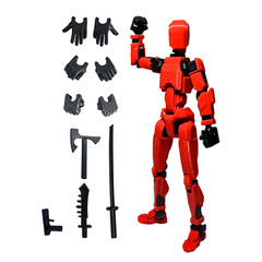 1PCS 13 Joints Figure Articulate Movable Dummy Doll Diy Assembly Toy 3D Printed