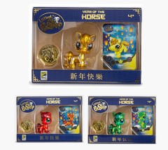 SDCC 2026 Littlest Pet Shop Year of the Horse Set GREEN+RED+GOLD