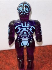 Vintage Original Tomy Tron Purple Action Figure 1981 No Disk -VG