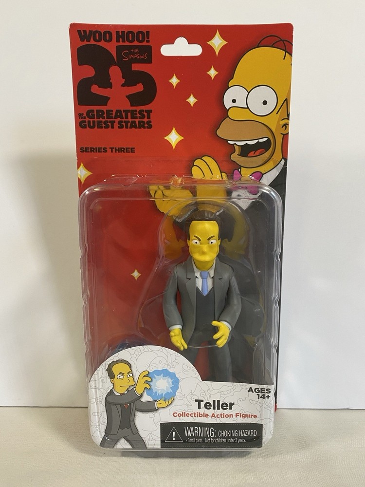 NECA The Simpsons 25 of the Greatest Stars Action Figure Teller the Magician