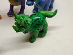 Dino Cafe T-Rex Toy Lot Jointed Posable Dinosaurs ,6 Figures Set Animated Show