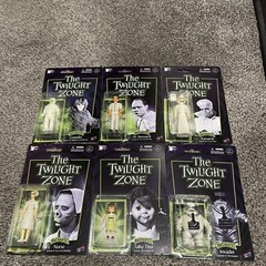 The Twilight Zone Glow in the Dark Action Figure Set of 6 Tina Gremlin Kanamit